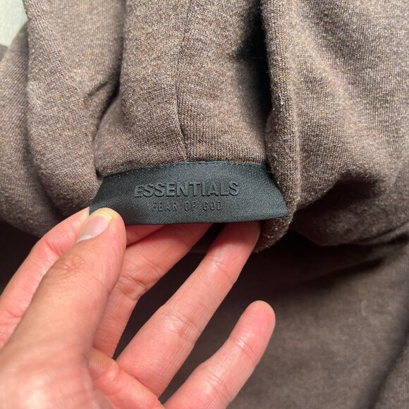 Essentials Fear of God Hoodie - Heather Brown - Picture 4 of 7